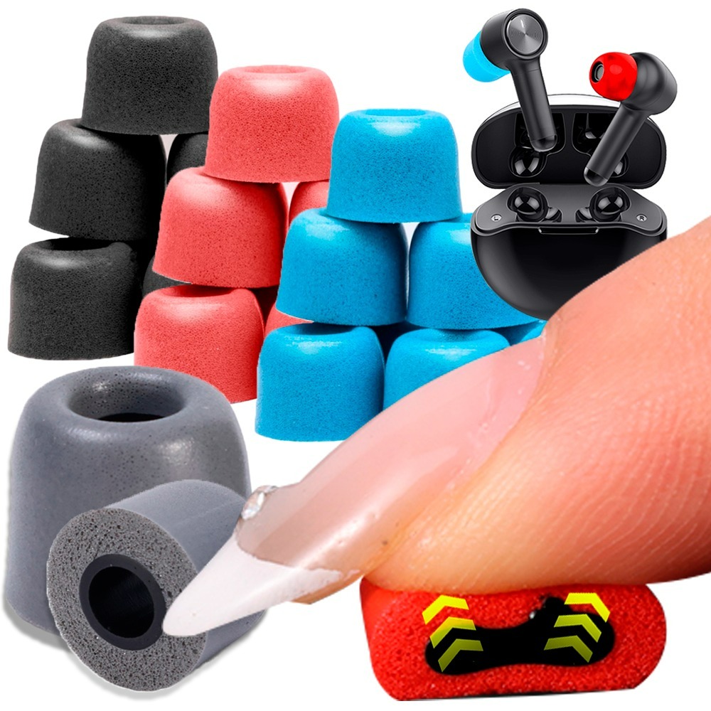 Earphone Foam Tip - 6-1 pares de auriculares de espuma