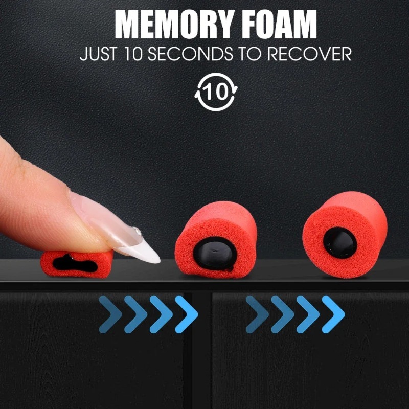 1-6 pares de auriculares de es - Earphone Foam Tip reseña y precio