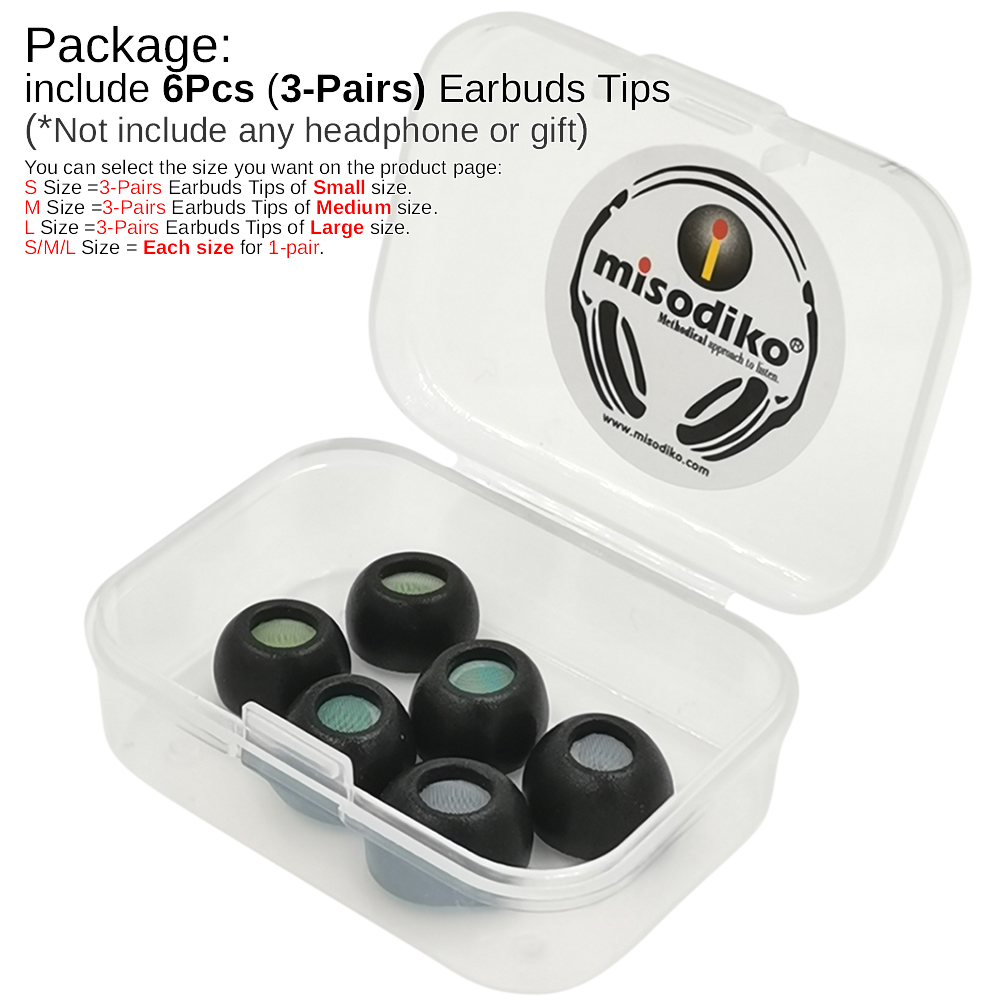 Misodiko Reemplazo de almohadi - Earphone Foam Tip reseña y precio