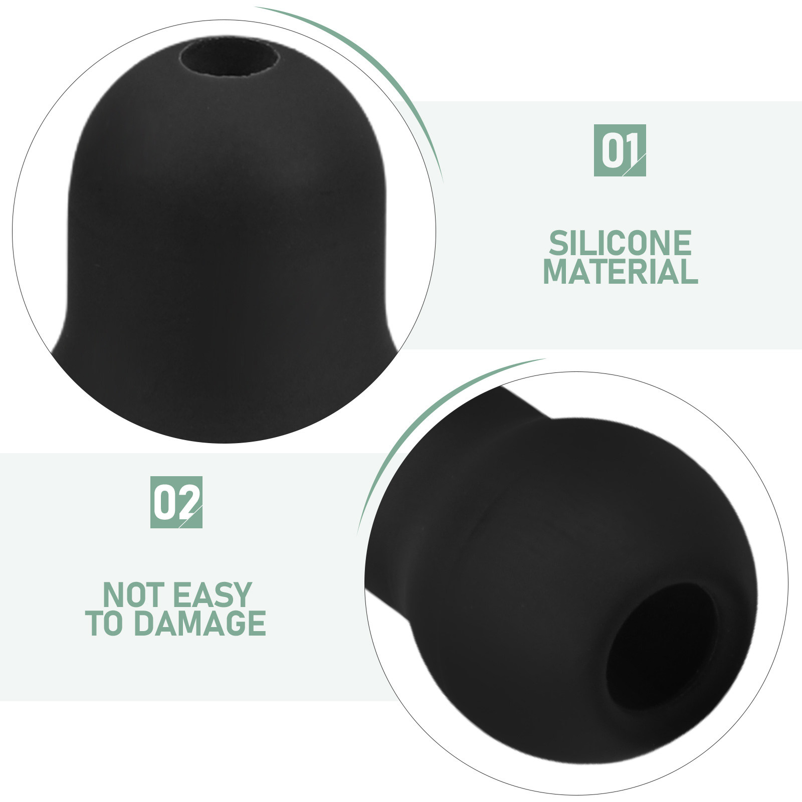 6 piezas de puntas de silicona - Silicone Ear Tip Replacement reseña y precio